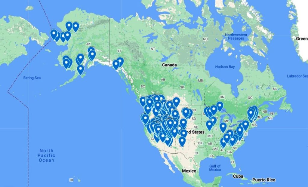 نقشه جدید، مکان بزرگ‌ترین ذخایر طلای آمریکا را نشان می‌دهد